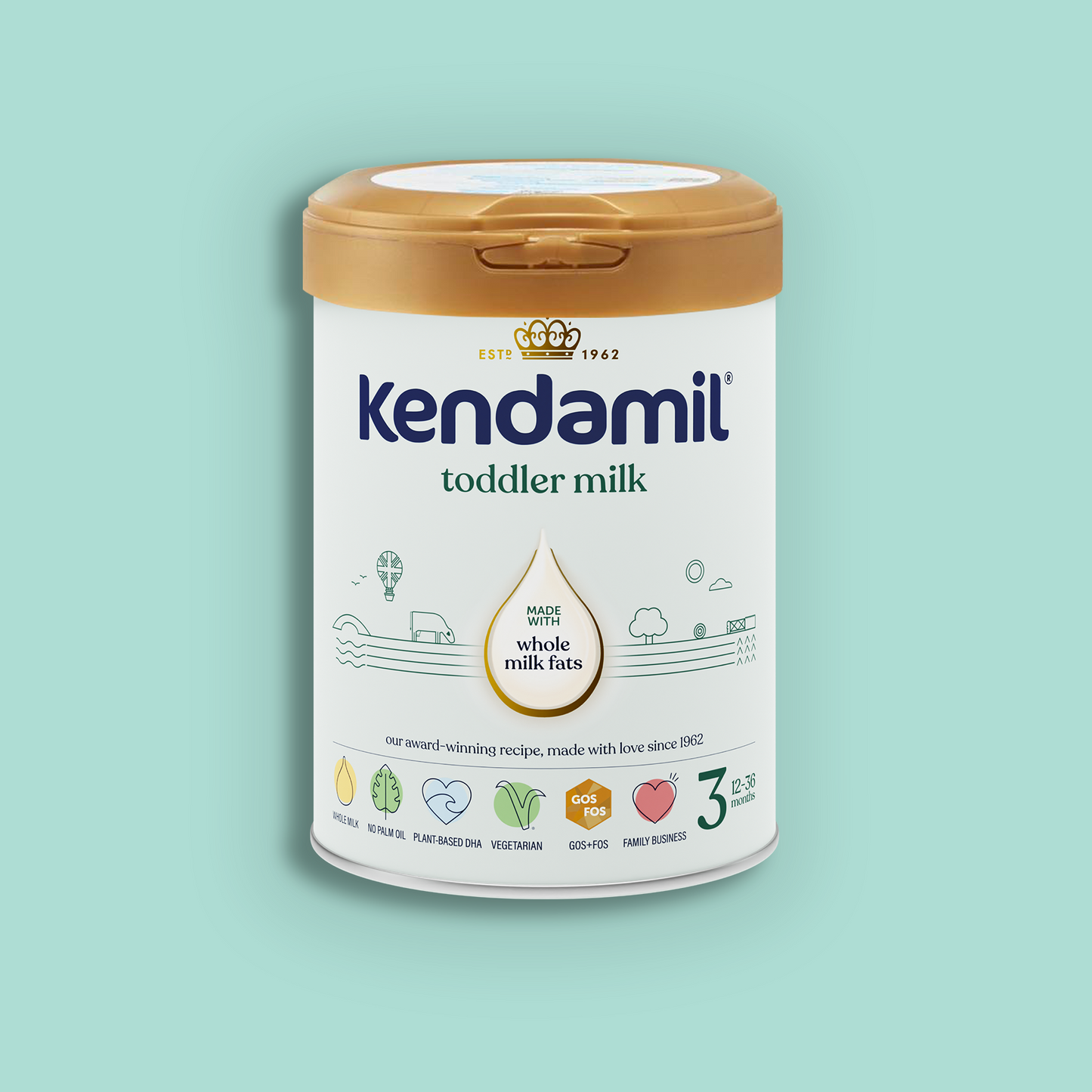 SỮA KENDAMIL NGUYÊN KEM SỐ 3 (12-36 THÁNG)