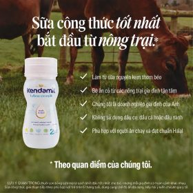 Kendamil Classic Follow-On Ready to Feed – Lốc 18 chai 250ml – ảnh 3