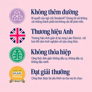 Bộ 7 gói bột ăn dặm vị kem sữa (từ 6 tháng) 7 x 150g