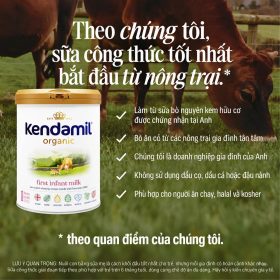 Kendamil Organic First Infant Milk 800g – ảnh 3